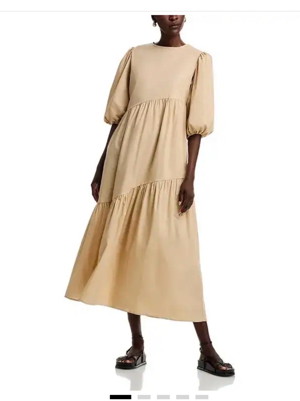 NWT The Lulo Project Armenia Midi Dress – Camel- S (fits to M)- MSRP $275